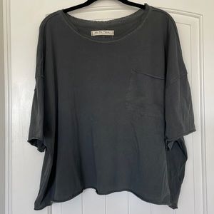 Free People Cropped Tee, size XL
